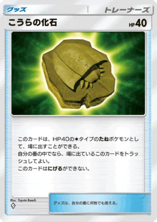 こうらの化石